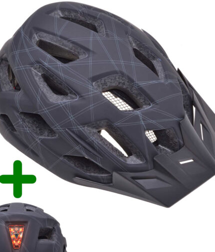 Fietshelm met verlichting